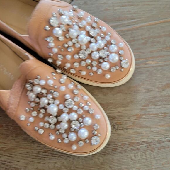 Stuart Weitzman Jeweled flats shoes 37 - Picture 3 of 8